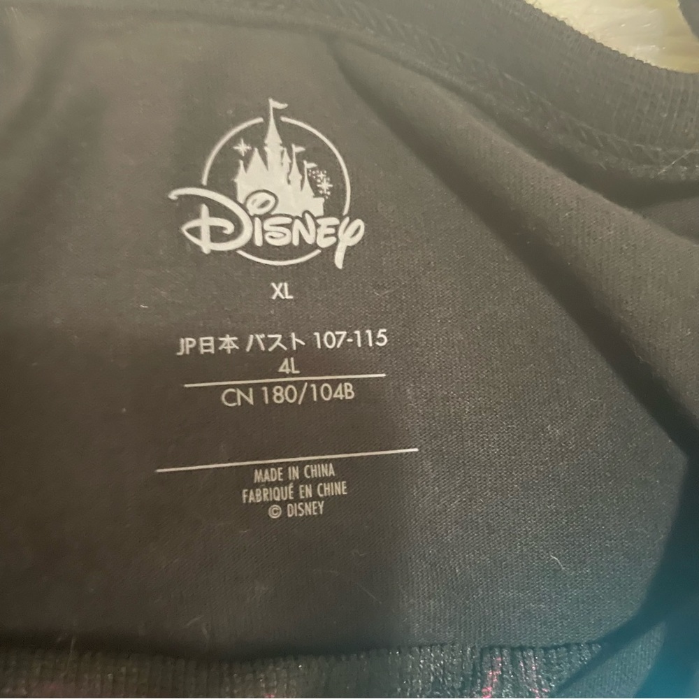 NWT Disney Star Wars Logo Sequins Black Women’s T-shirt Short Sleeve Top XL - Picture 4 of 9